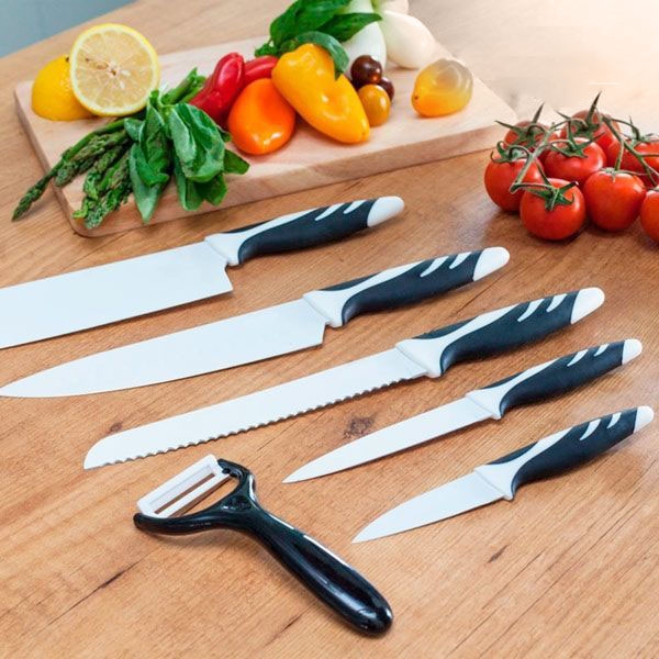 Couteau en céramique de cuisine pour chef,3, 4, 5 ou 6 pouces, ensemble  d'éplucheur